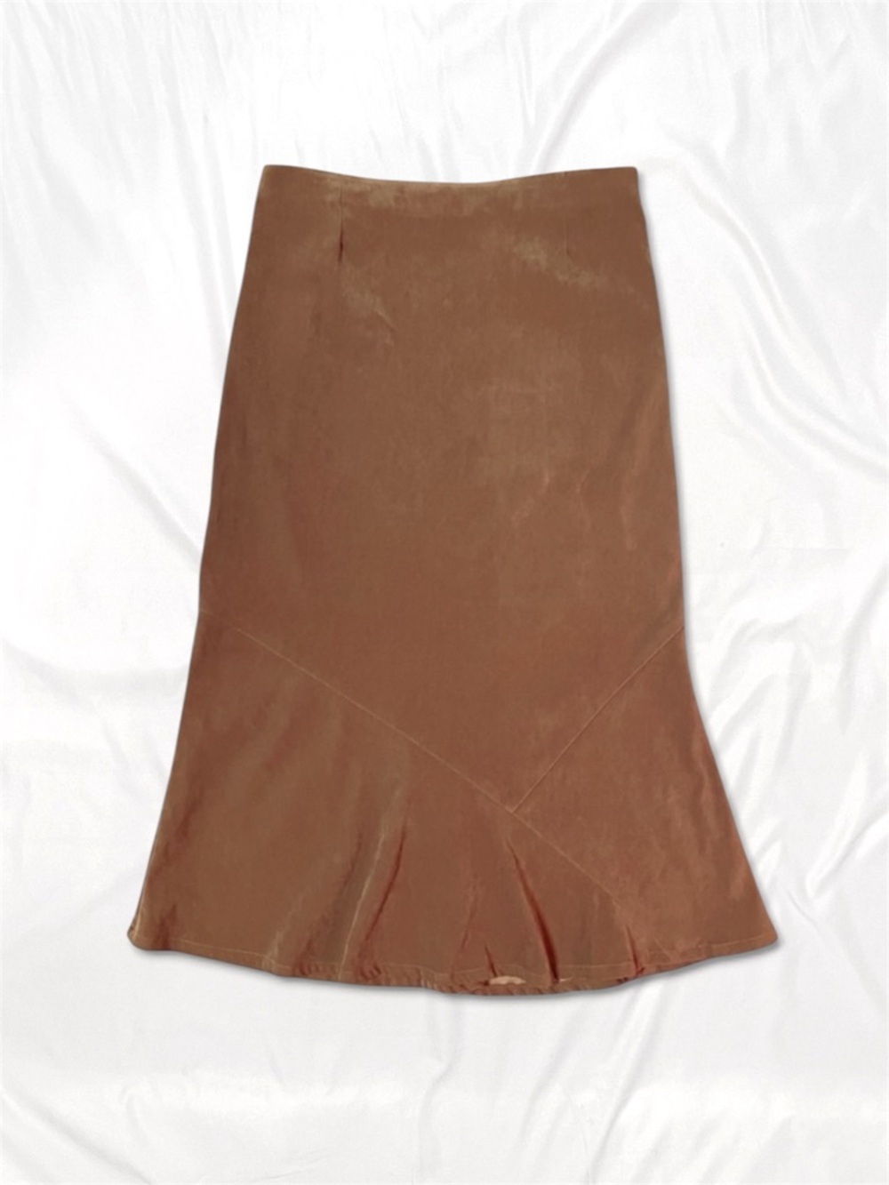 Vintage Brown Maxi Skirt